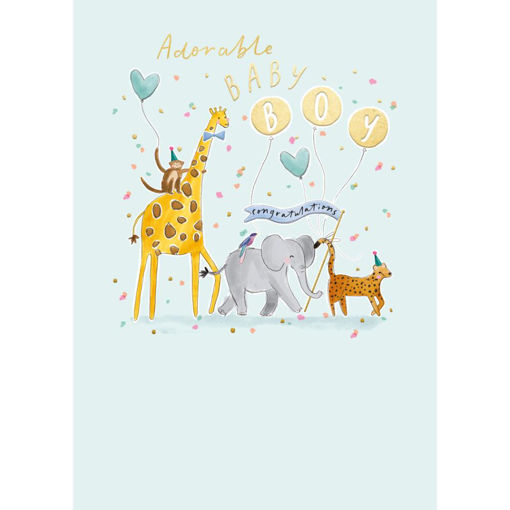Picture of ADORABLE BABY BOY CARD